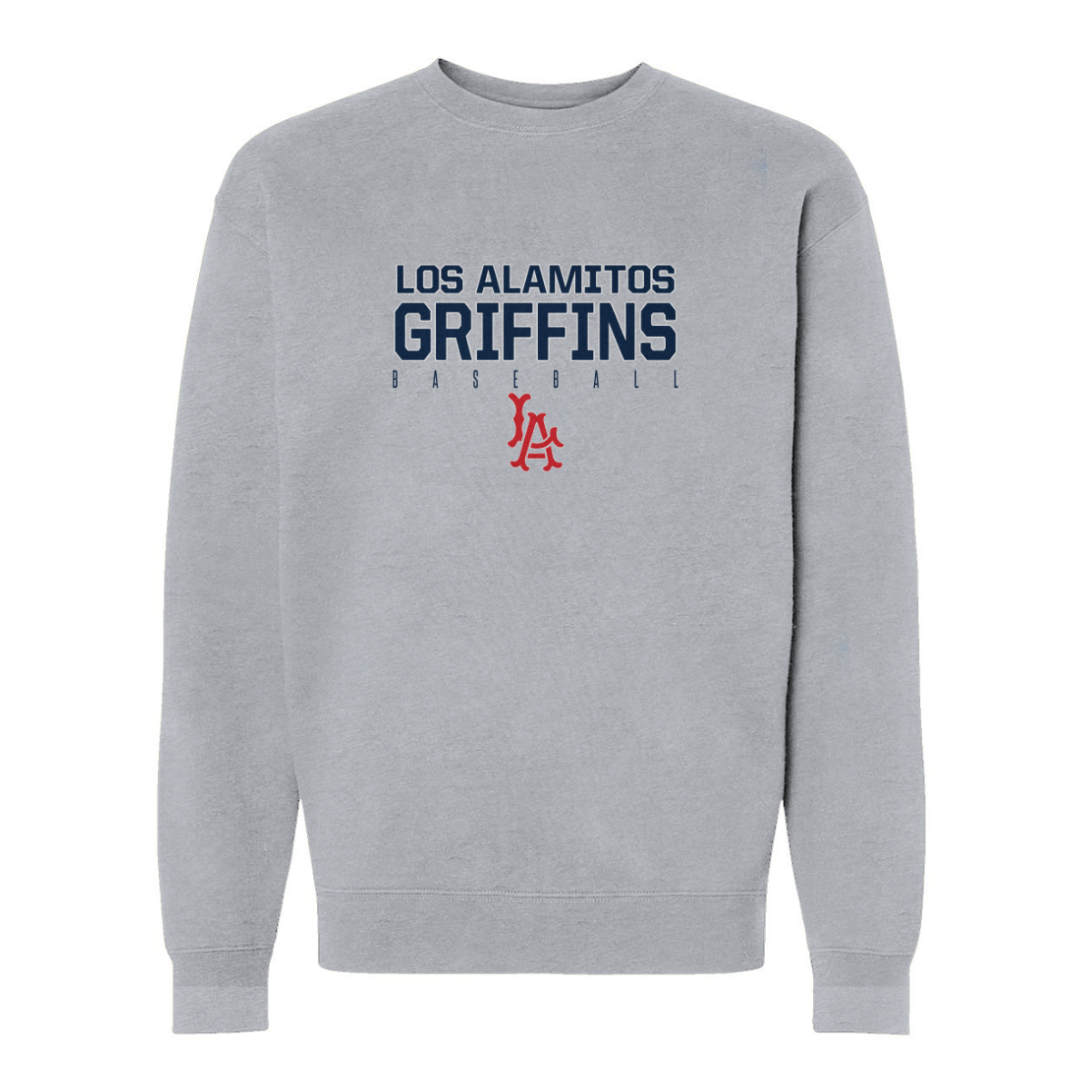 Adult Los Alamitos Baseball Heavyweight Crewneck Sweatshirt