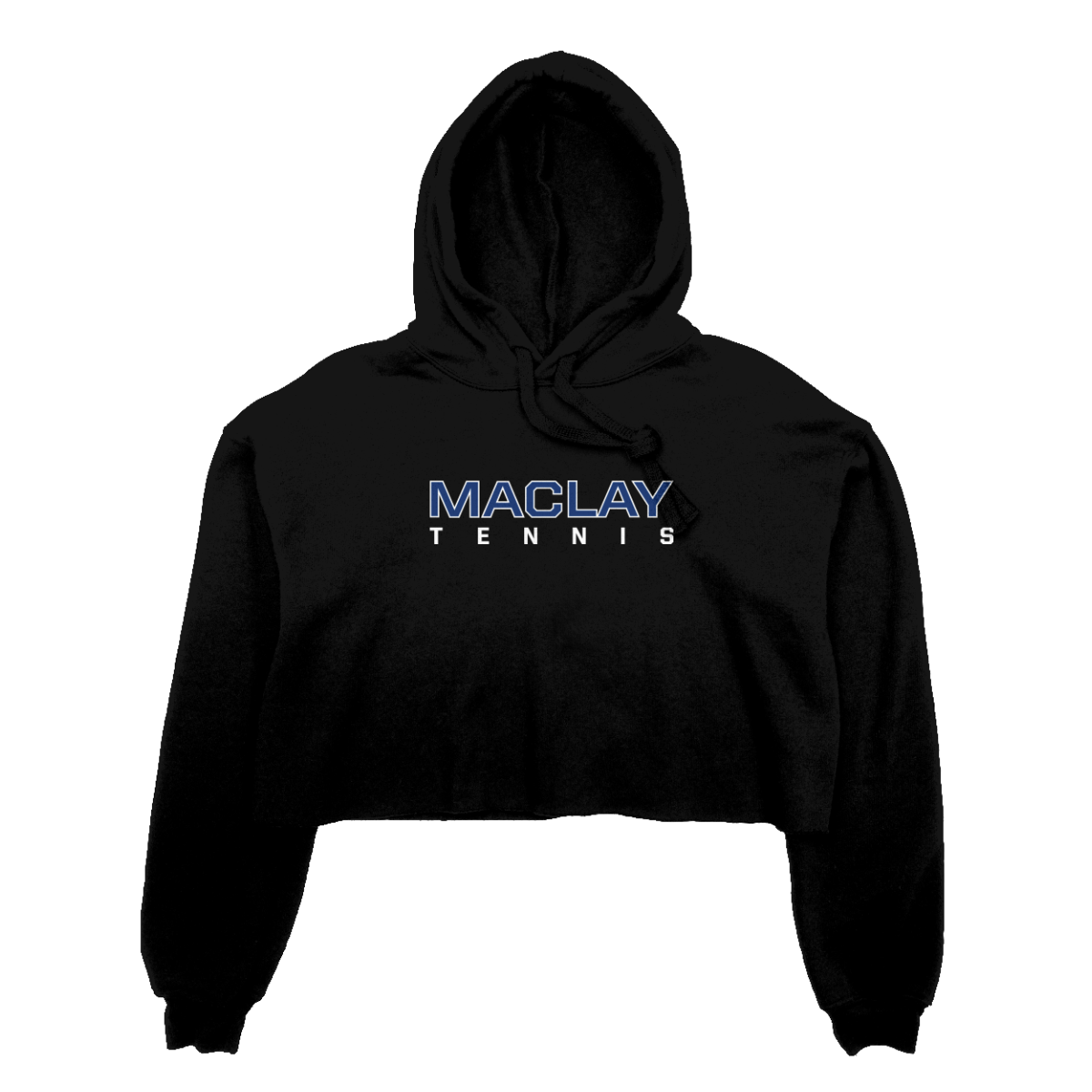 Women's Maclay Tennis Bella + Canvas Cropped Hoodie