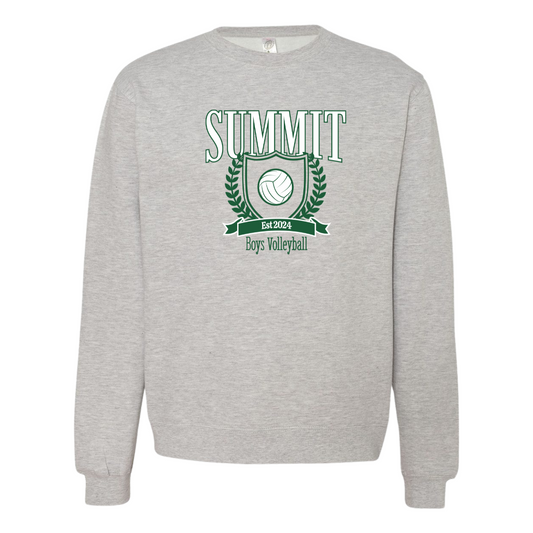 Adult Summit Volleyball Midweight Crewneck Sweatshirt