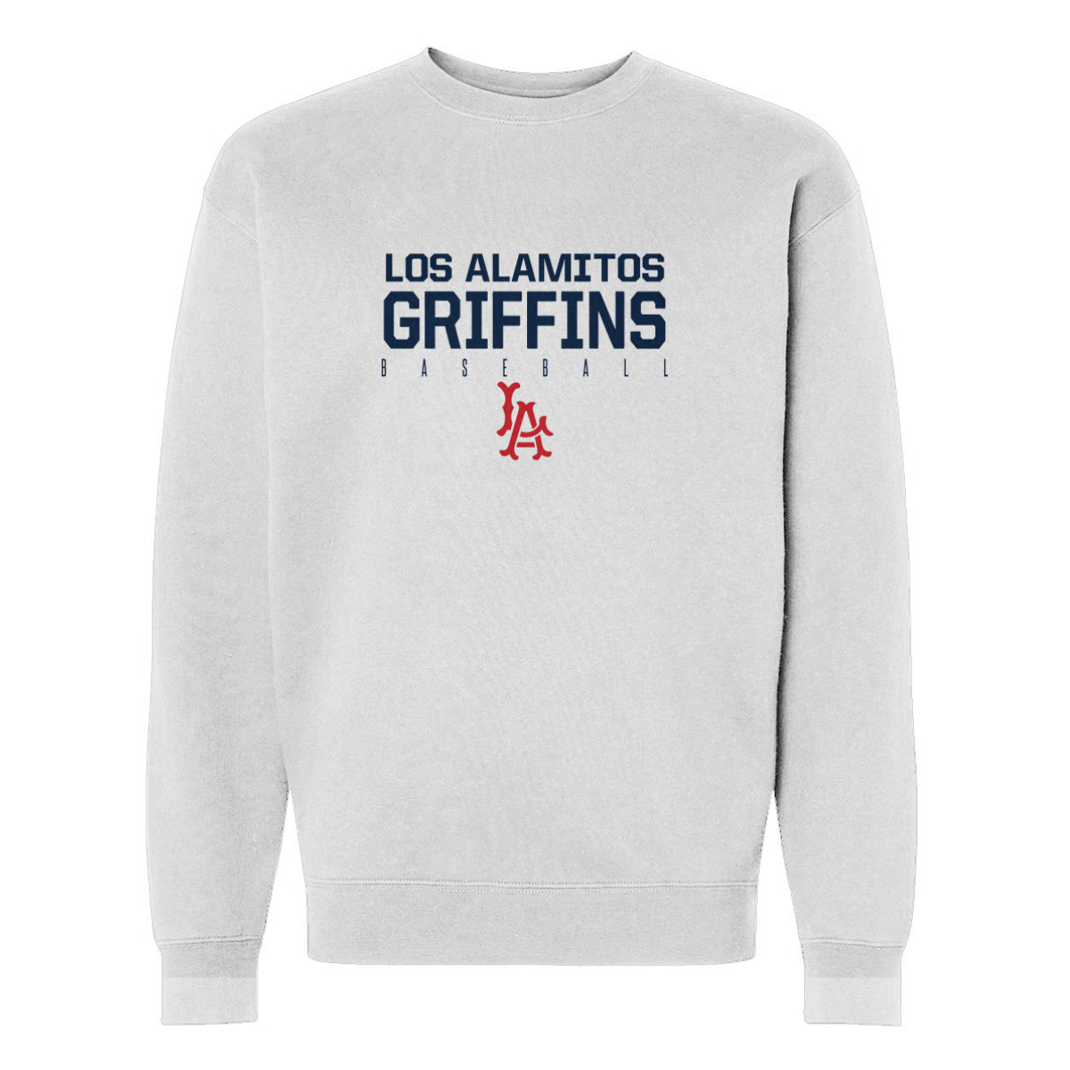 Adult Los Alamitos Baseball Heavyweight Crewneck Sweatshirt