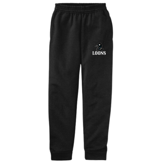 Youth Loons Port & Company Fleece Jogger