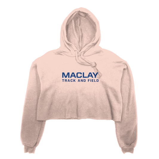 Women's Maclay Track & Field Bella + Canvas Cropped Hoodie
