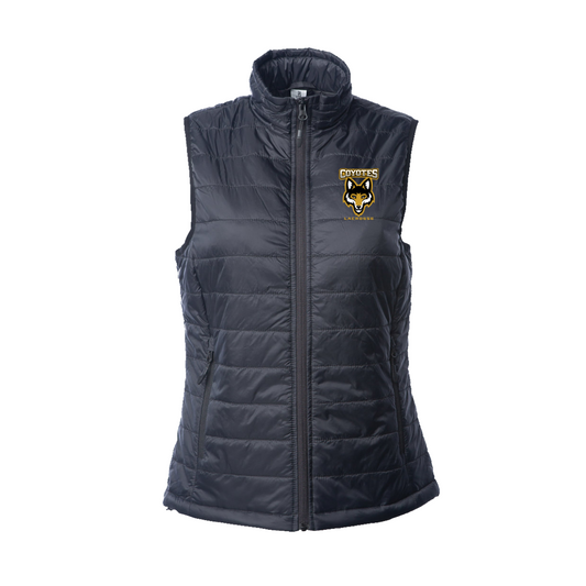 Women's Coyotes Lacrosse Puffer Vest
