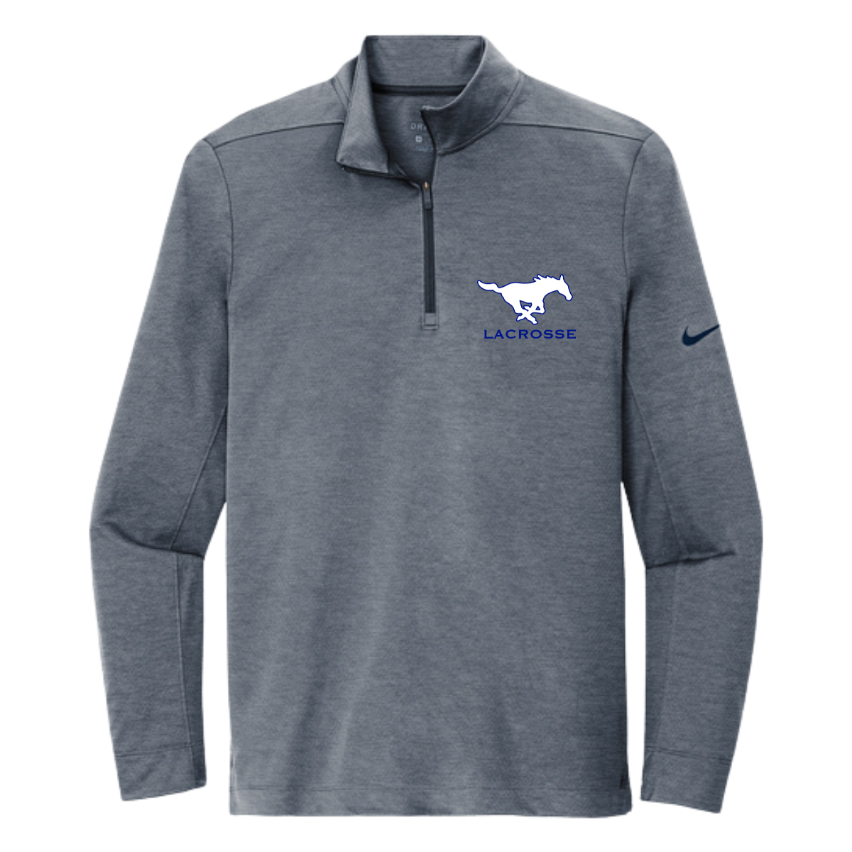 Adult SMU Lacrosse Nike Dry 1/2 Zip Cover Up