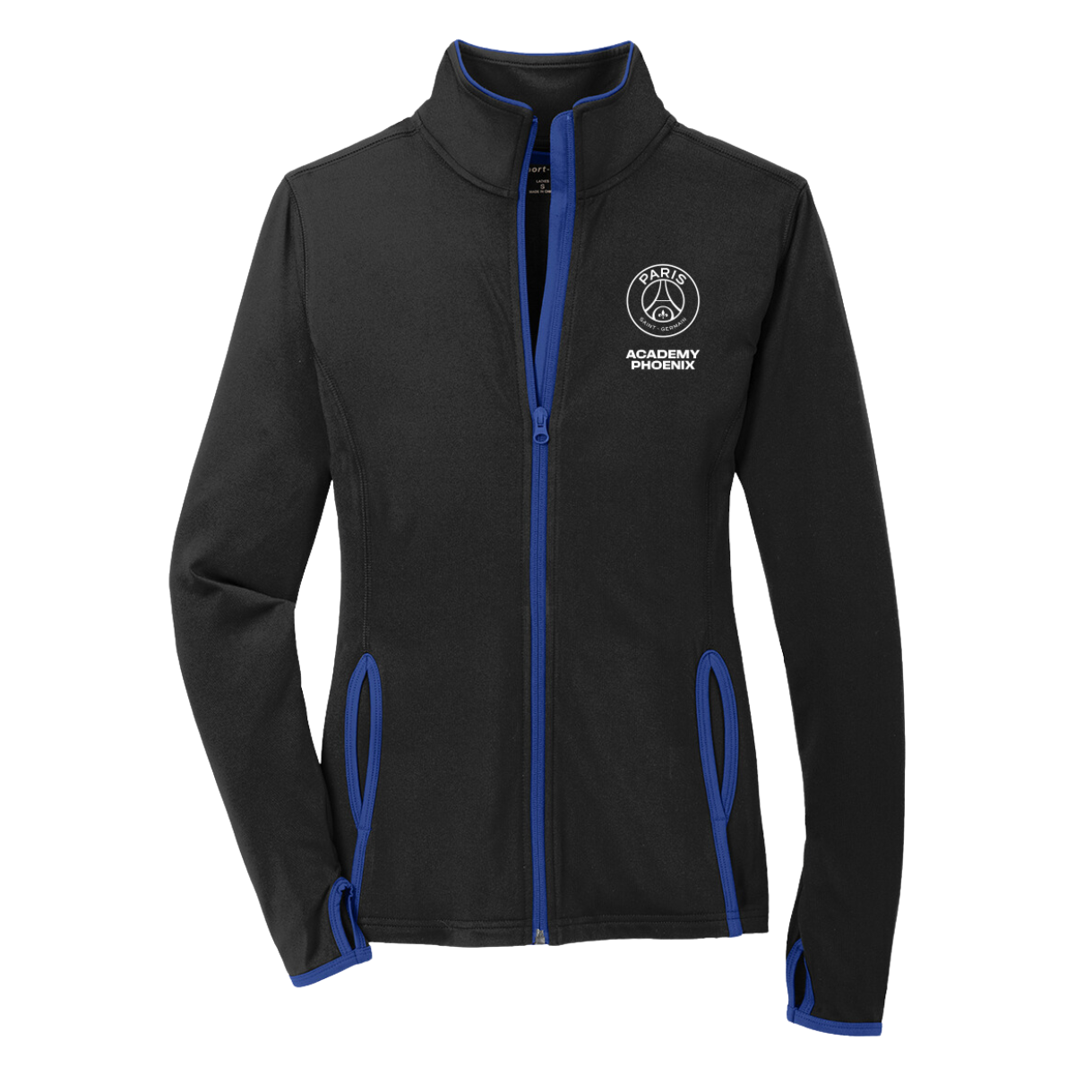 Women's PSG Academy Phoenix Sport-Tek Sport-Wick Stretch Full Zip Jacket