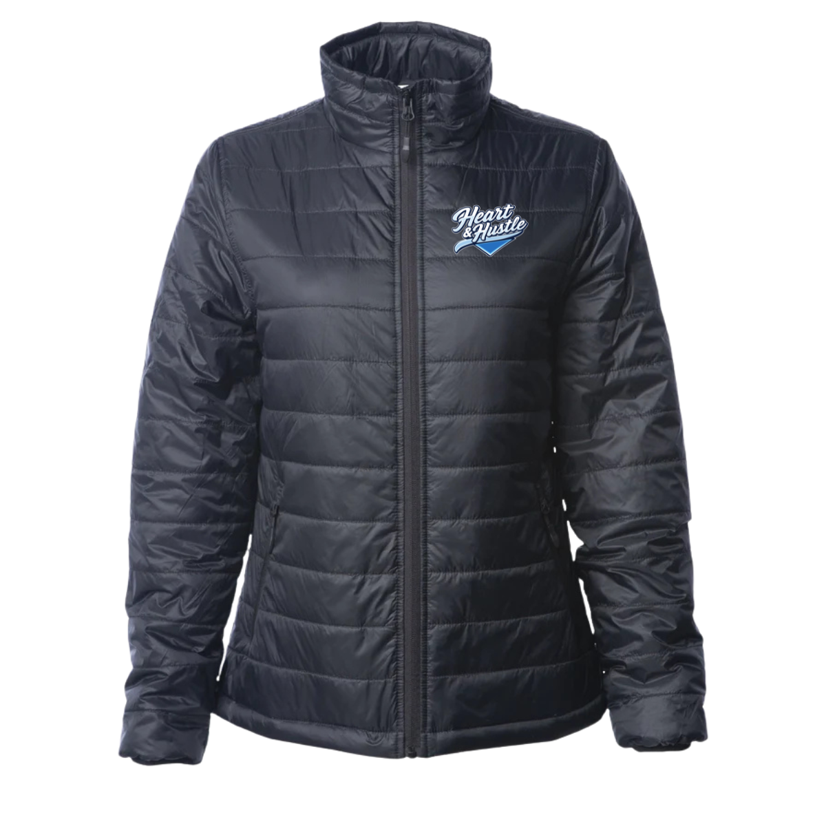Women's Heart and Hustle Baseball ITC Puffer Jacket