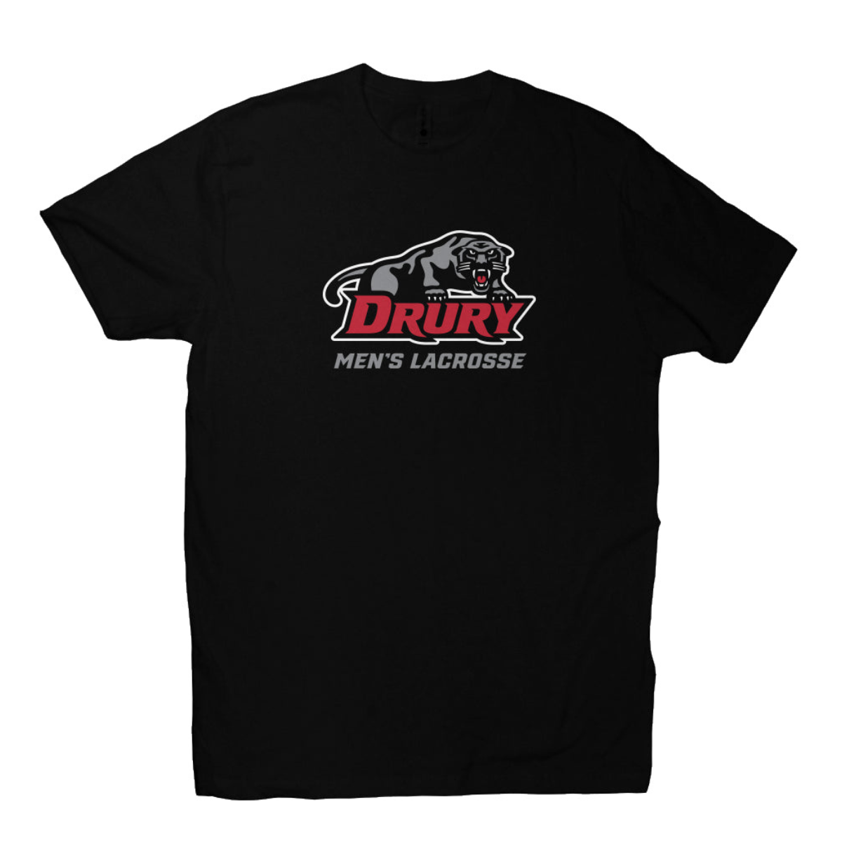 Adult Drury Lacrosse Next Level Cotton Crew T-Shirt