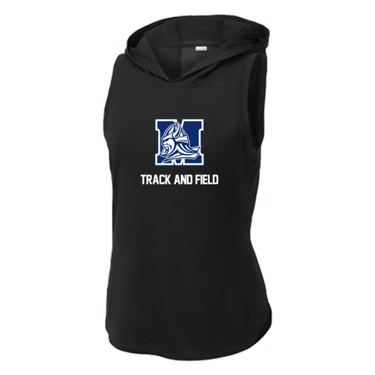 Women's Maclay Track & Field Sport-Tek PosiCharge Tri-Blend Hoodie Tank