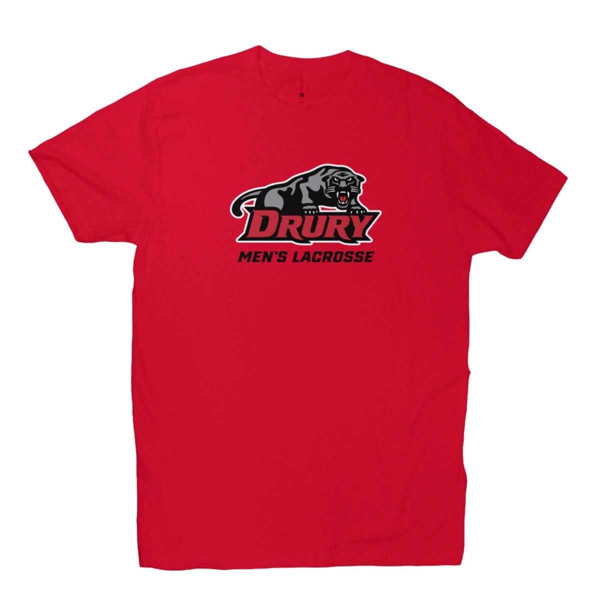 Adult Drury Lacrosse Next Level Cotton Crew T-Shirt