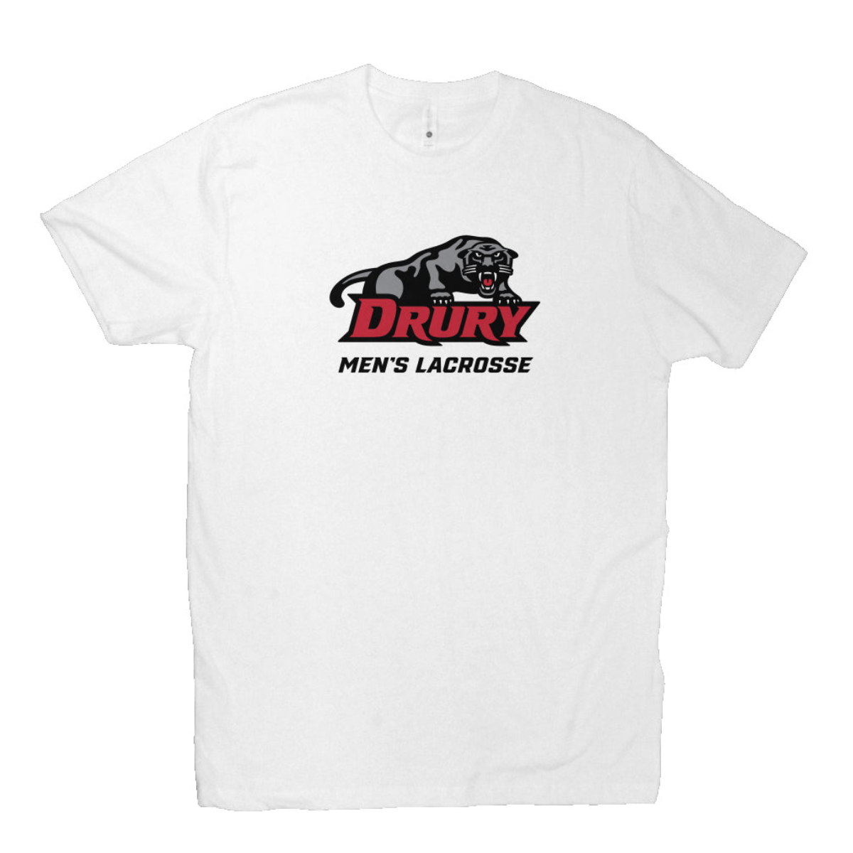 Adult Drury Lacrosse Next Level Cotton Crew T-Shirt