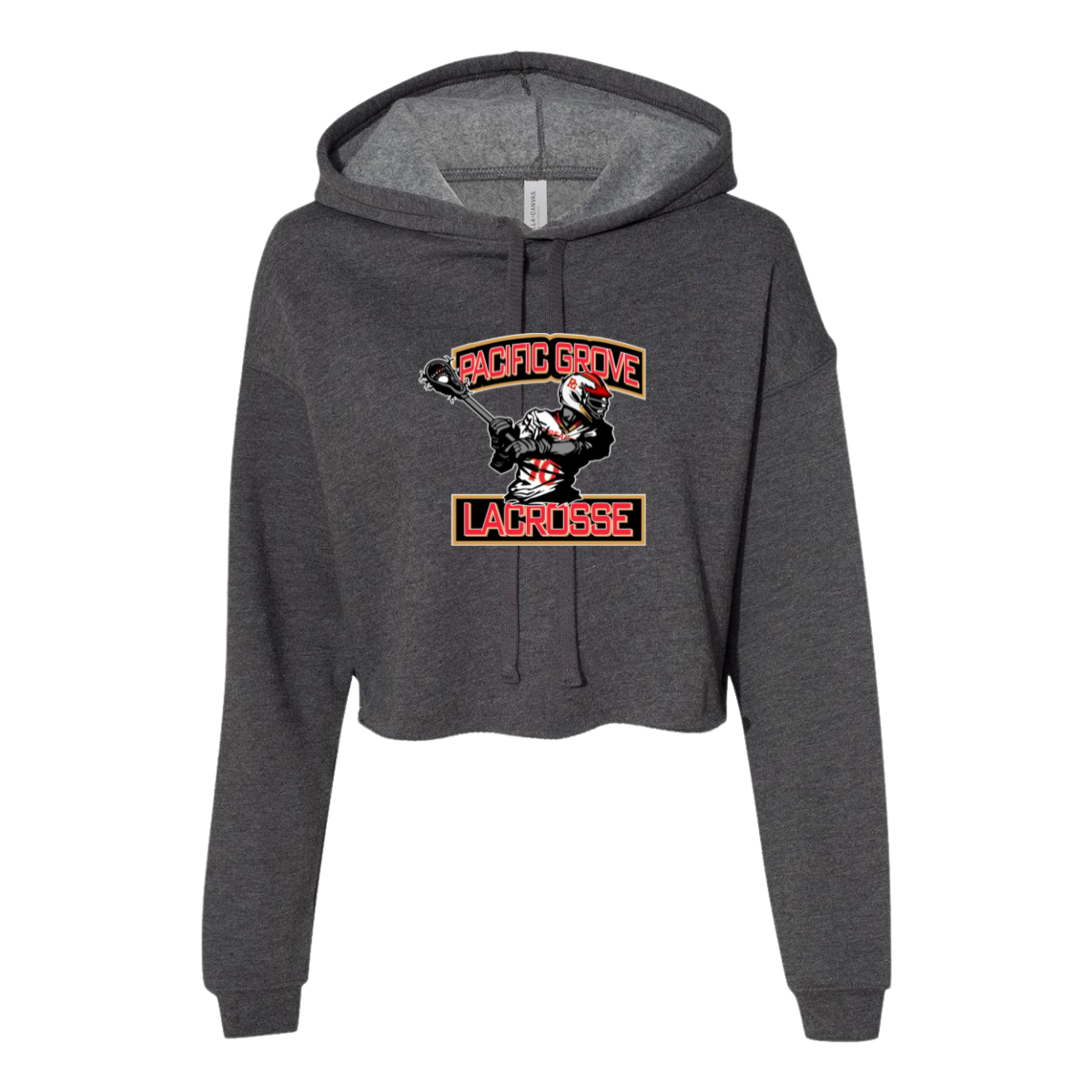 Women's PGHS Lacrosse Bella + Canvas Cropped Hoodie
