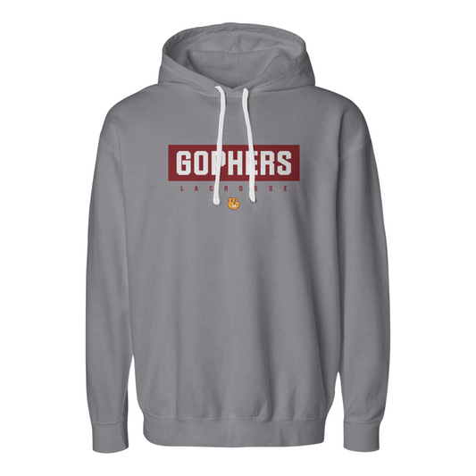 Adult Minnesota Lacrosse Comfort Colors Lightweight Hoodie