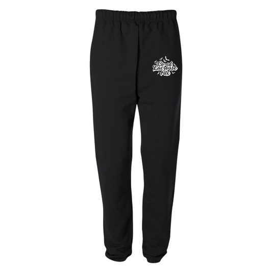 Adult Co Ed Lacrosse Jerzees Elastic Bottom Sweatpants With Pockets