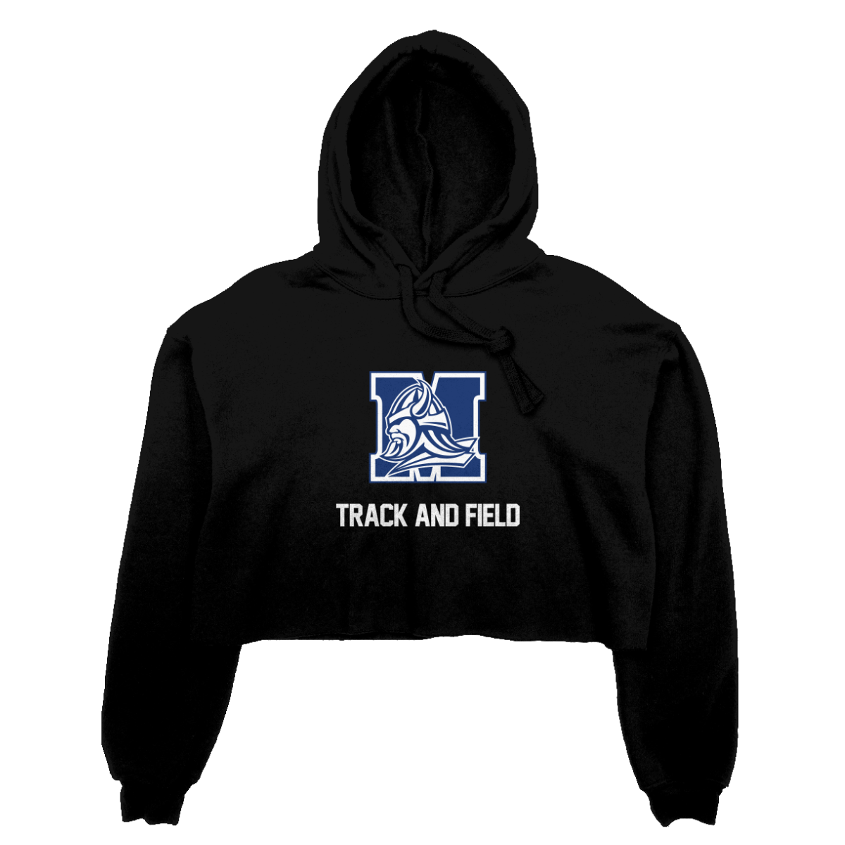 Women's Maclay Track & Field Bella + Canvas Cropped Hoodie