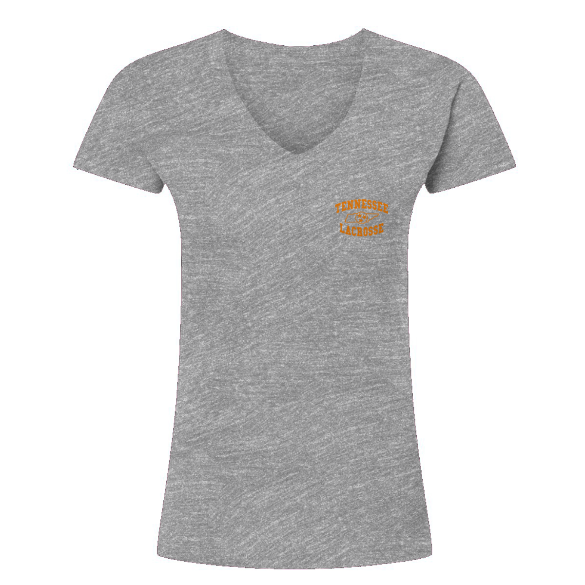 Women's Tennessee Lacrosse Tultex V-Neck T-Shirt