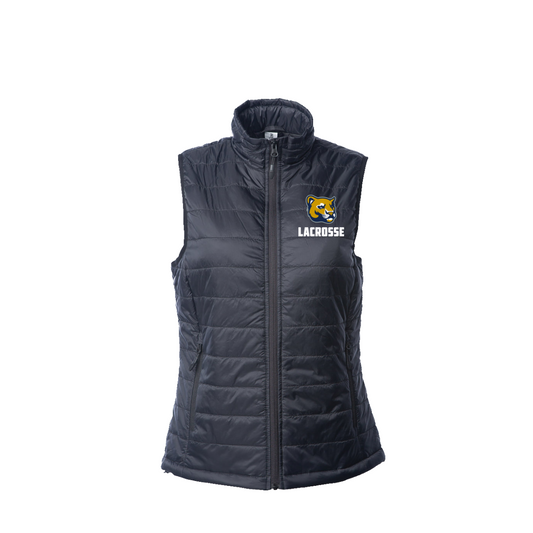 Women's Evergreen Cougars Lacrosse Puffer Vest