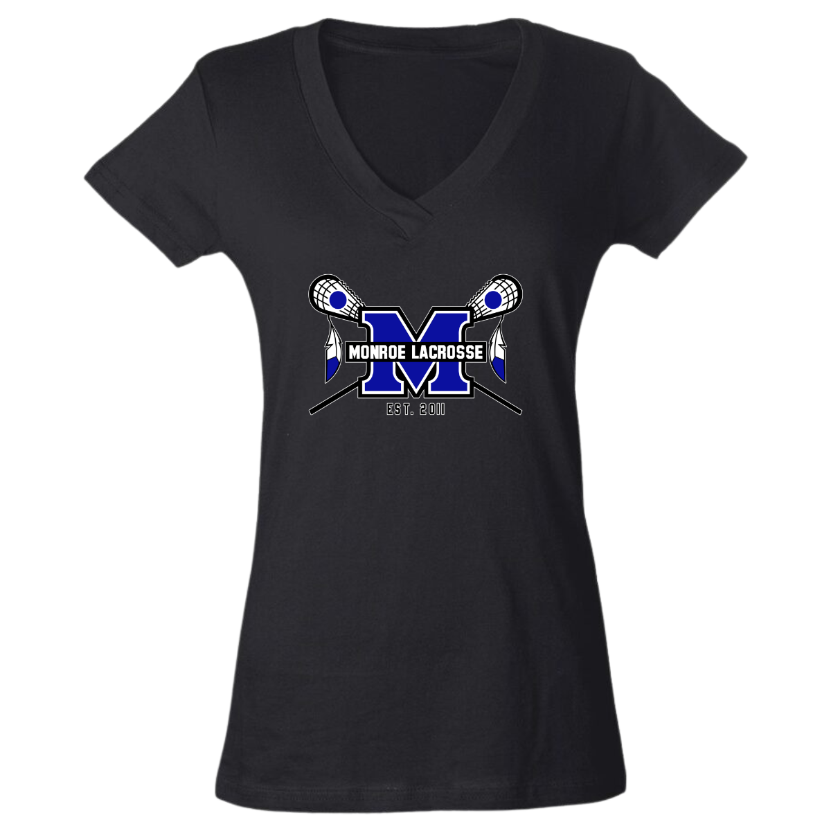 Women's Braves Tultex V-Neck T-Shirt
