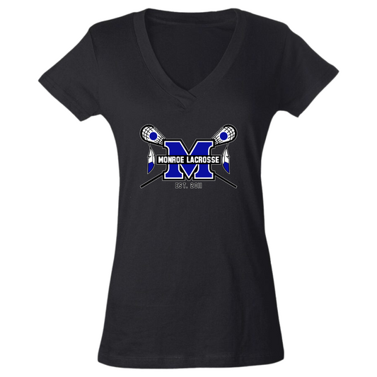 Women's Braves Tultex V-Neck T-Shirt