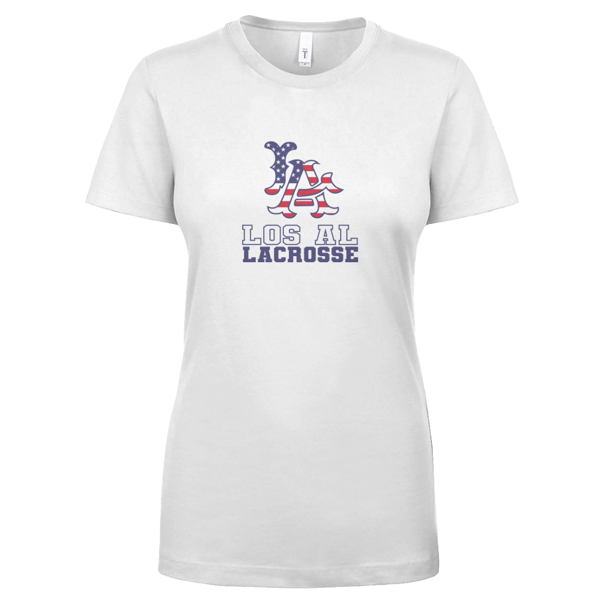 Women's Los Al Lacrosse Next Level Ideal Crew T-Shirt