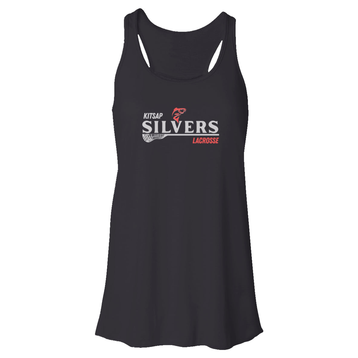 Women's Kitsap Silvers Bella + Canvas Flowy Racerback Tank