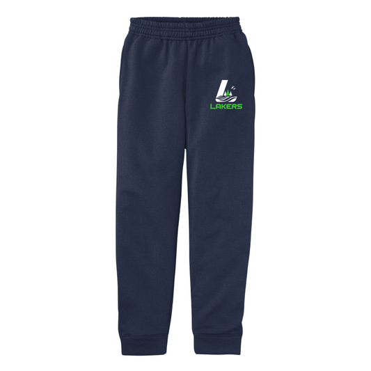 Youth Lakers Port & Company Fleece Jogger