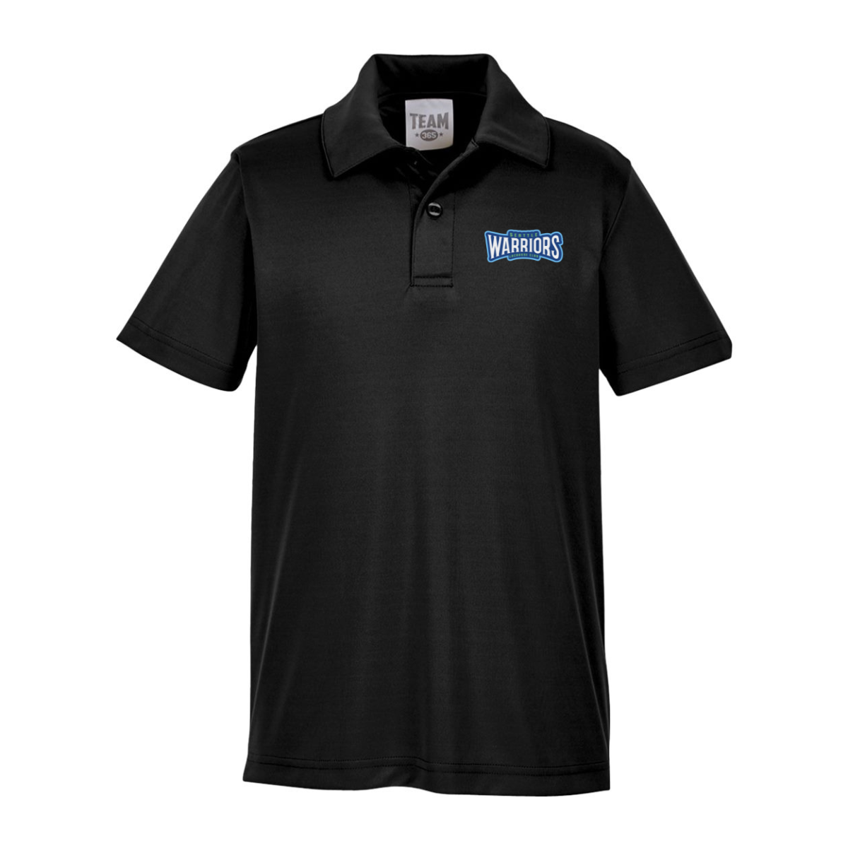 Youth Seattle Warriors Lacrosse Team 365 Lightweight Performance Polo