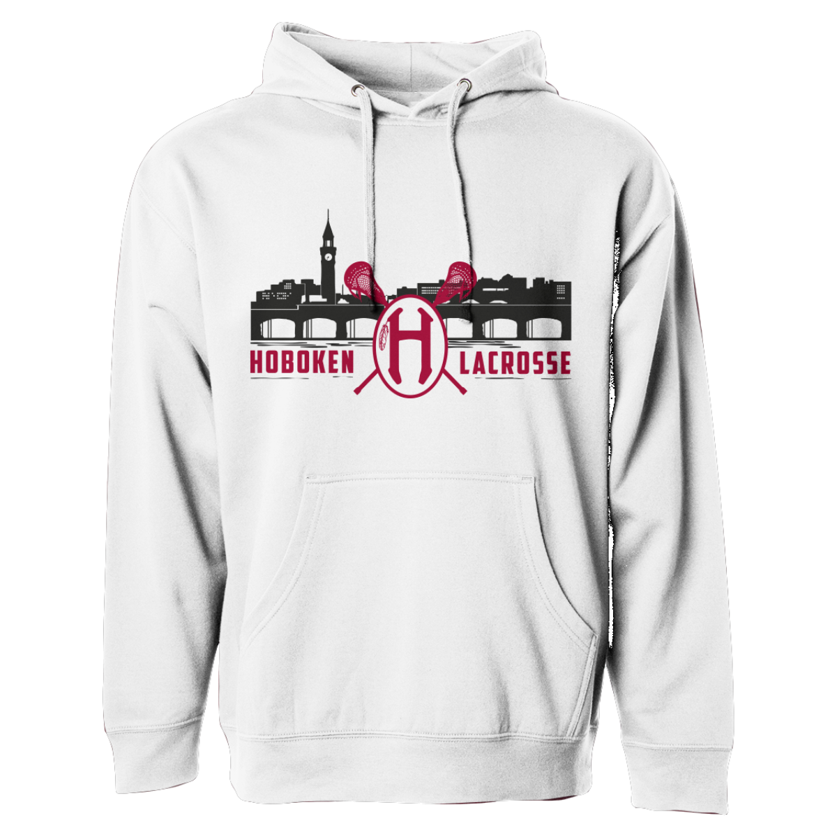 Adult Hoboken Lacrosse Midweight Pullover Hoodie