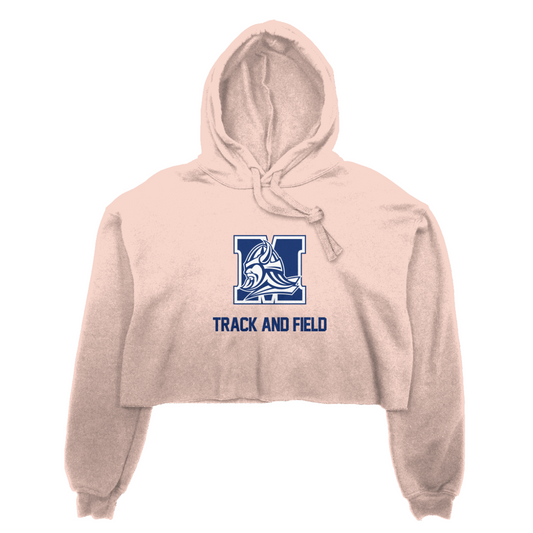 Women's Maclay Track & Field Bella + Canvas Cropped Hoodie
