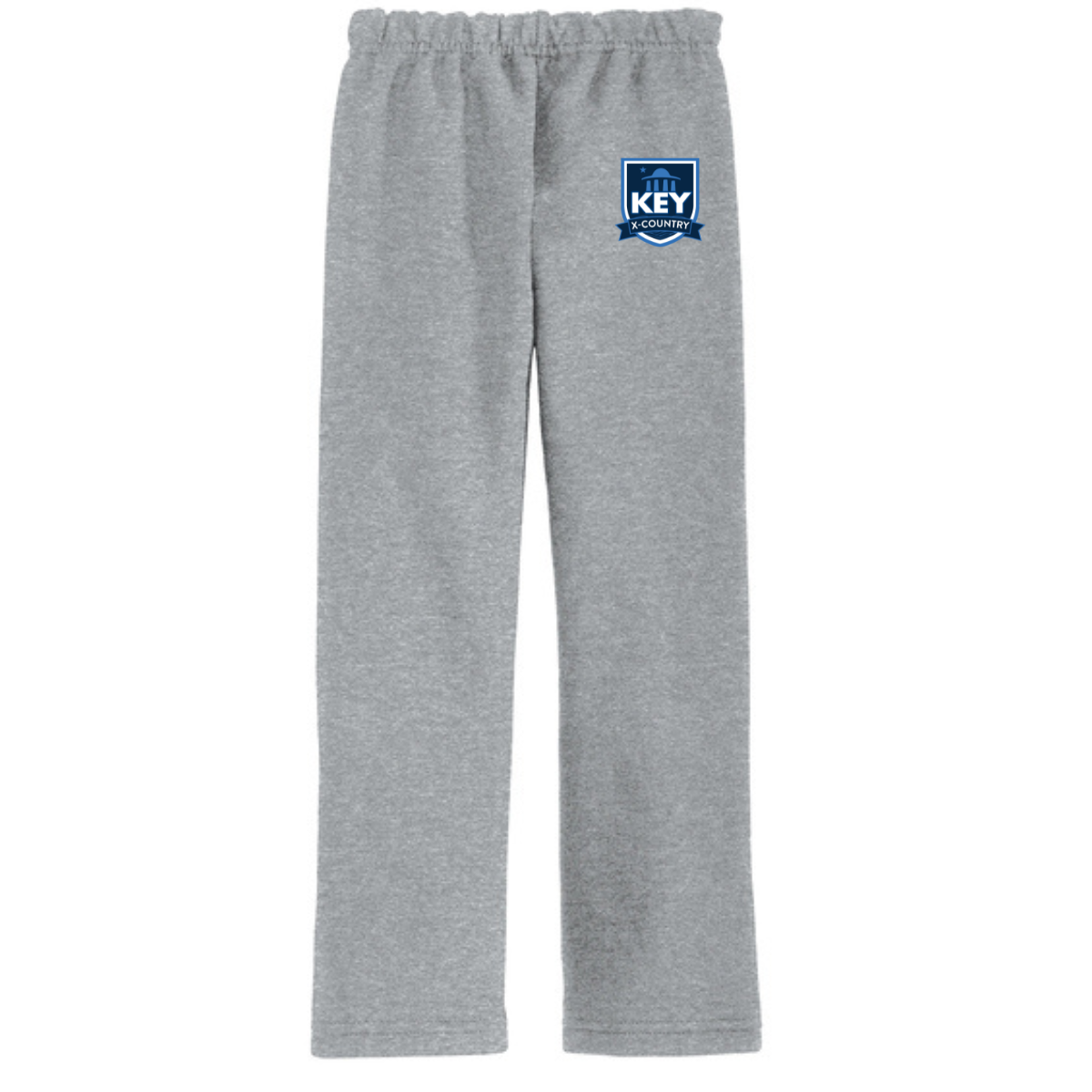 Adult Key Cross Country Gildan Open-Bottom Relaxed Sweatpants