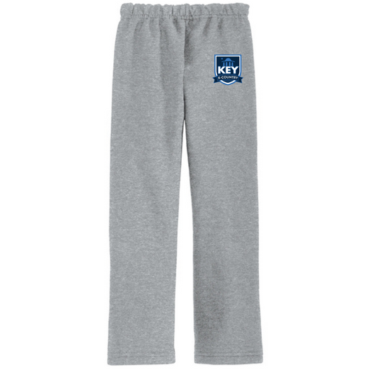 Adult Key Cross Country Gildan Open-Bottom Relaxed Sweatpants