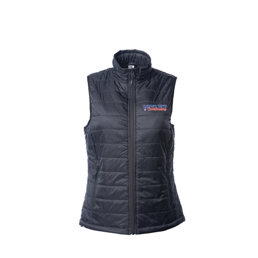Women's Fairport Football and Cheer Puffer Vest