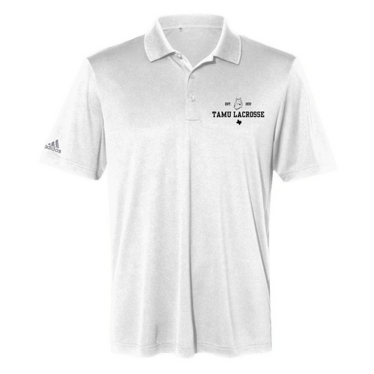 Adult Aggie Lacrosse Adidas Performance Polo