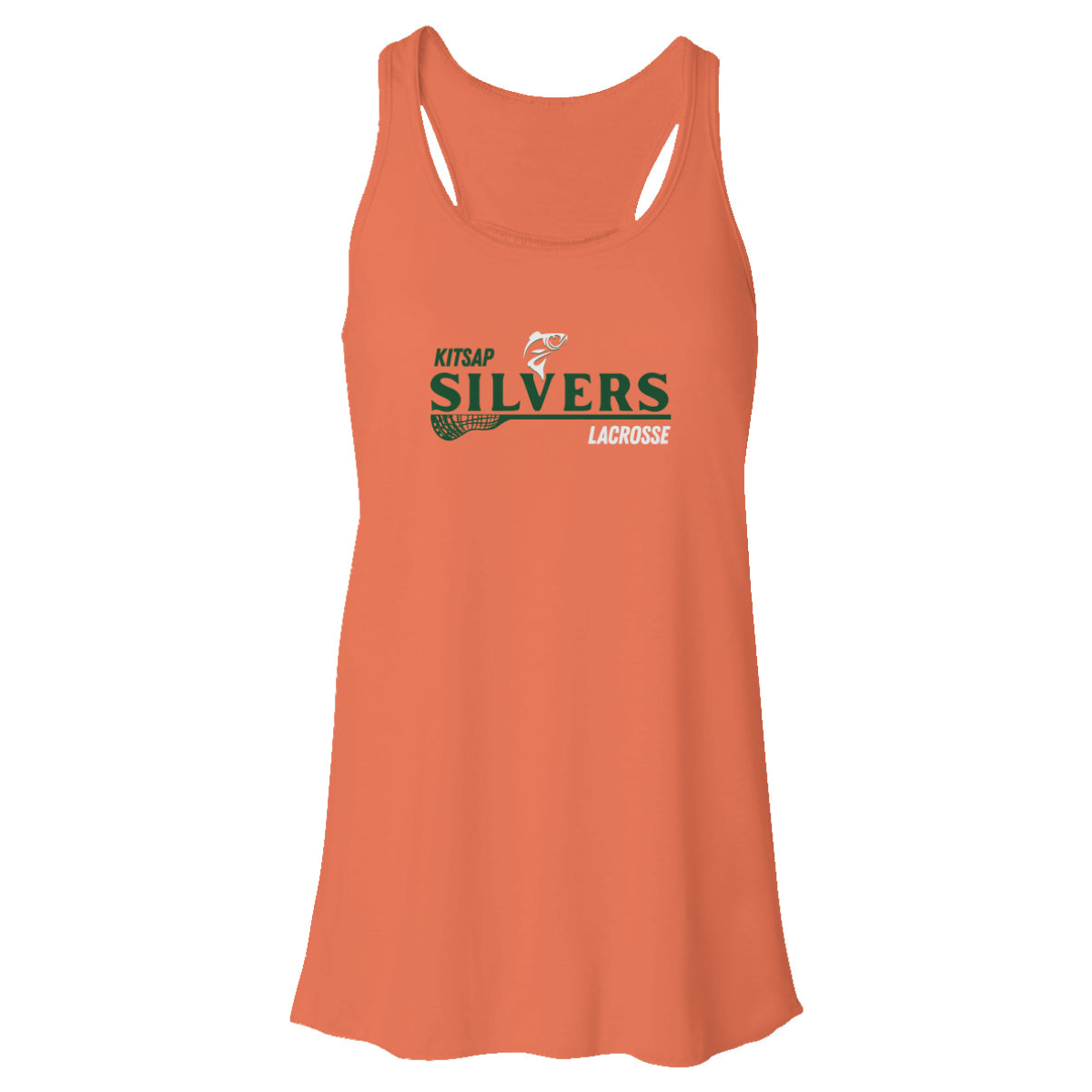 Women's Kitsap Silvers Bella + Canvas Flowy Racerback Tank