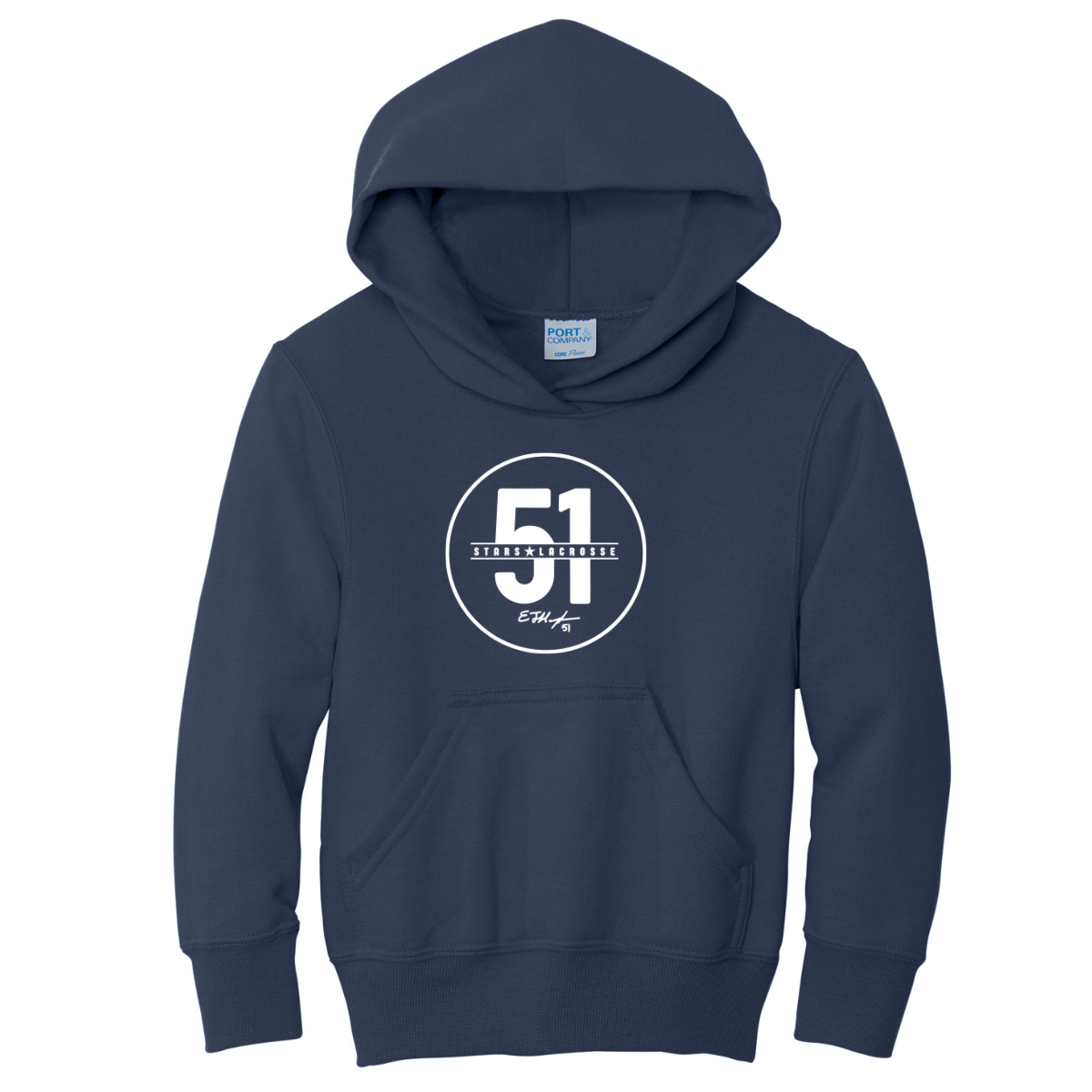 Youth 51 Stars Port & Company Fleece Hoodie