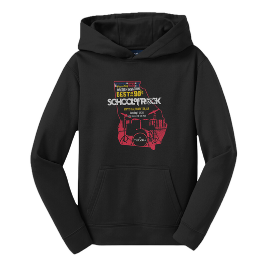 Youth School of Rock Sport-Tek Performance Fleece Hoodie