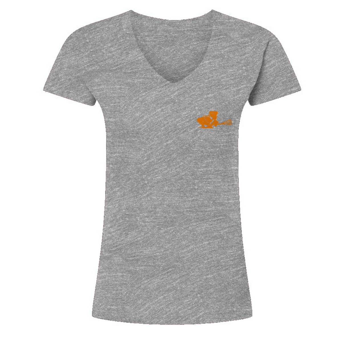 Women's Tennessee Lacrosse Tultex V-Neck T-Shirt