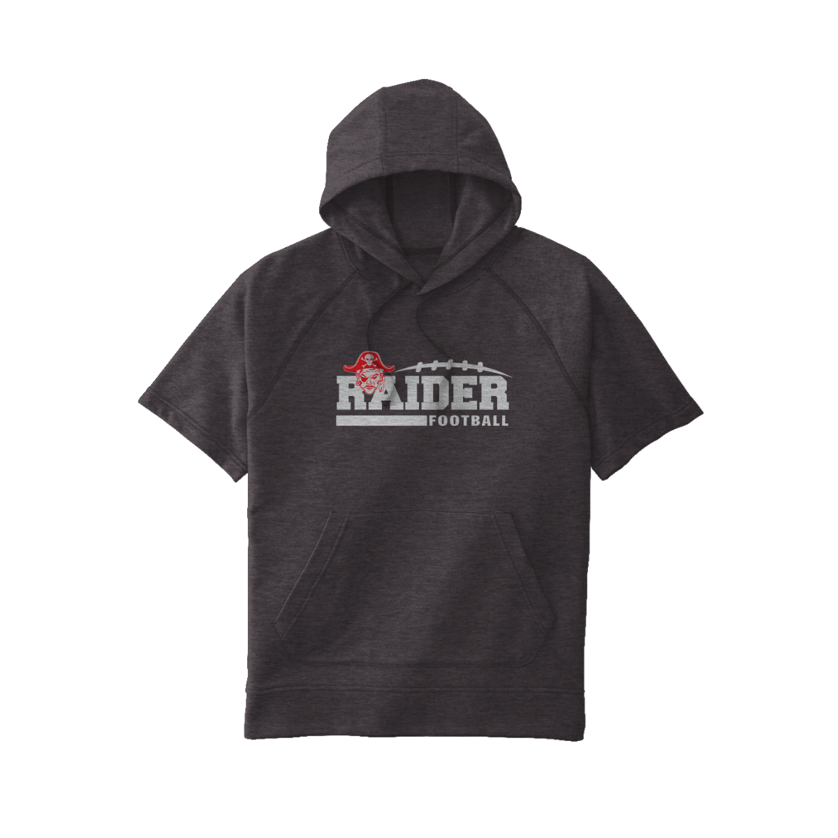 Adult Fairport Football and Cheer Tri-Blend Fleece S/S Hooded Pullover