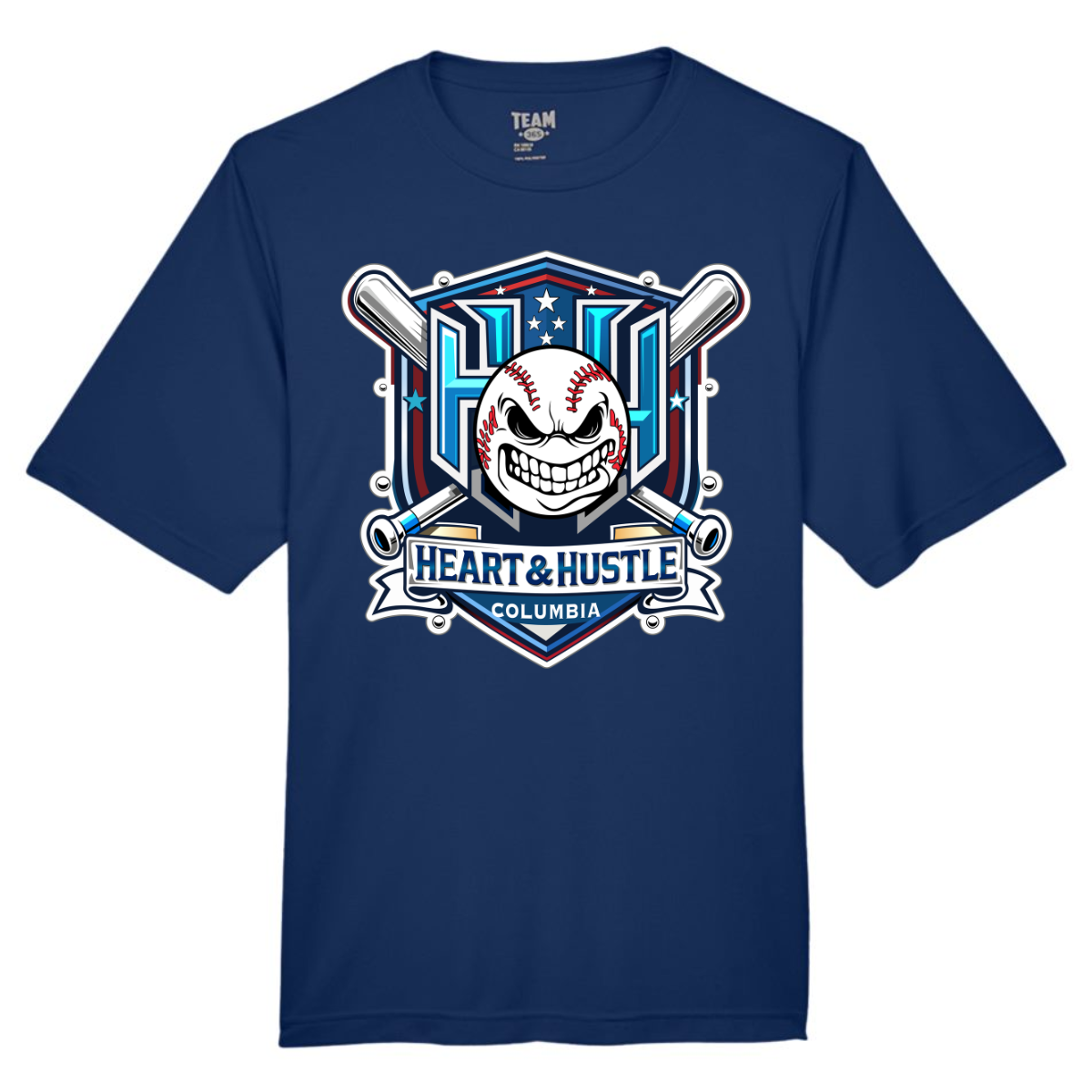 Adult Heart and Hustle Team 365 Zone Performance T-Shirt