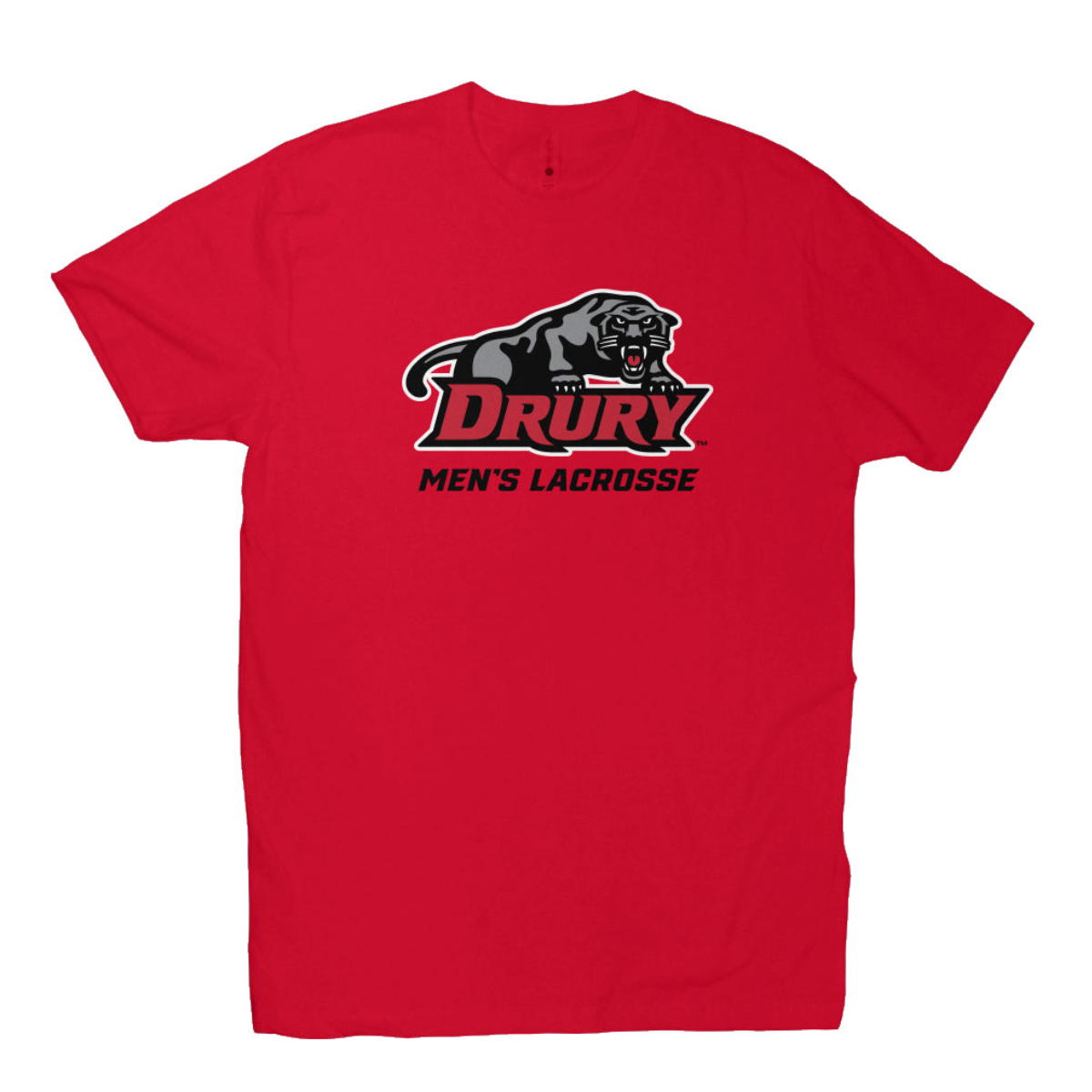 Adult Drury Lacrosse Next Level Cotton Crew T-Shirt