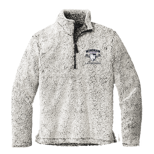 Adult Windham Lacrosse Port Authority Sherpa 1/4 Zip Fleece