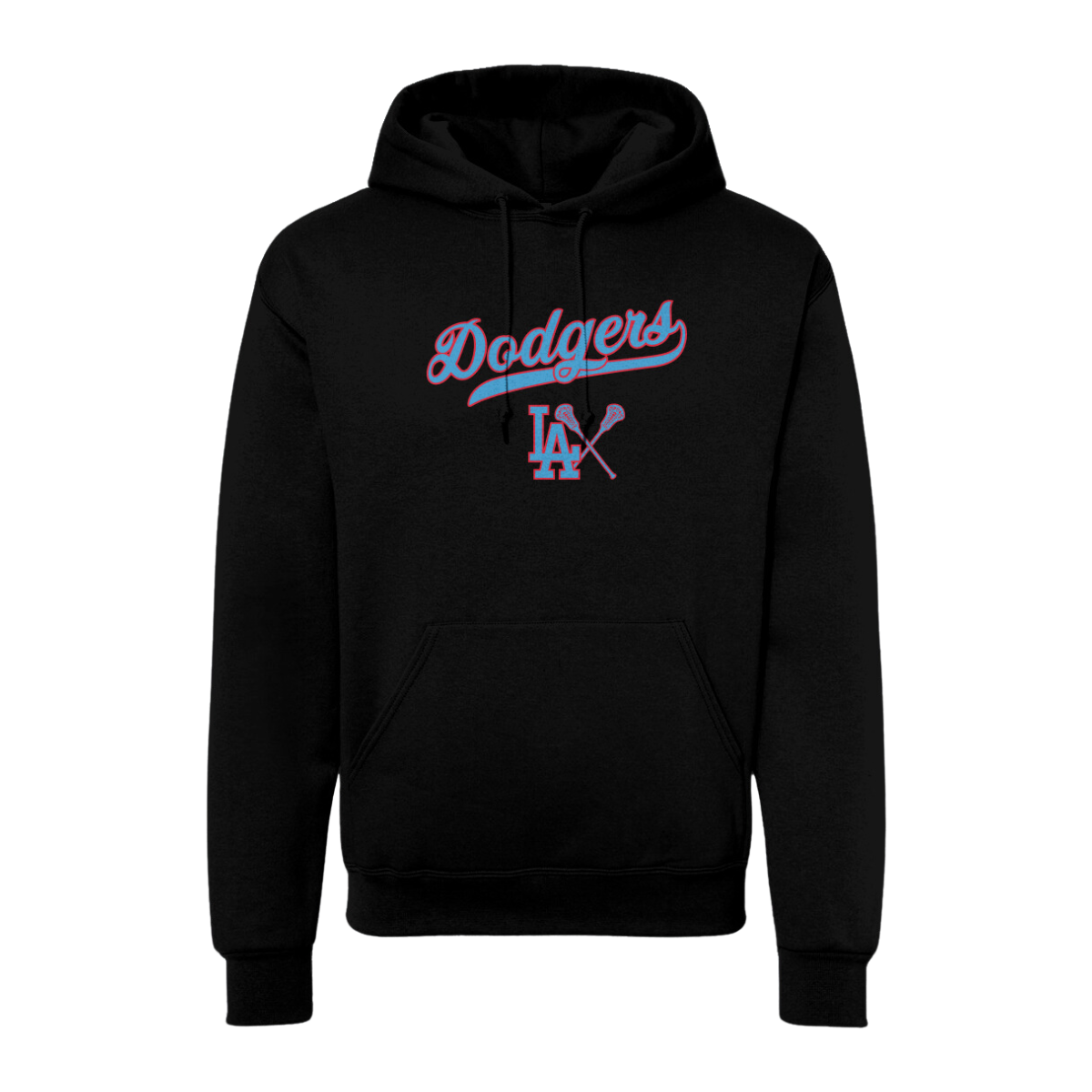 Adult Dodgers Jerzees Blend Hoodie