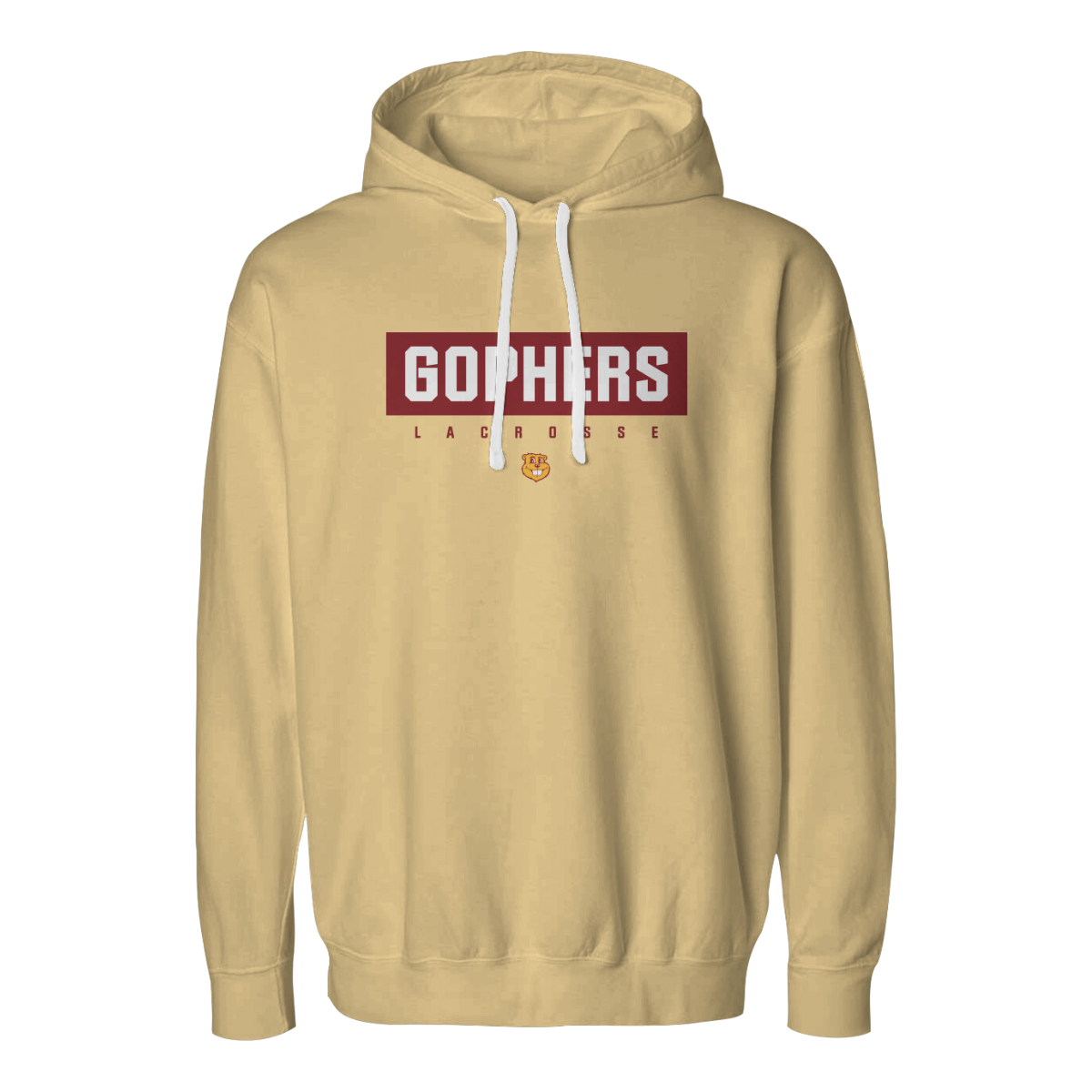 Adult Minnesota Lacrosse Comfort Colors Lightweight Hoodie