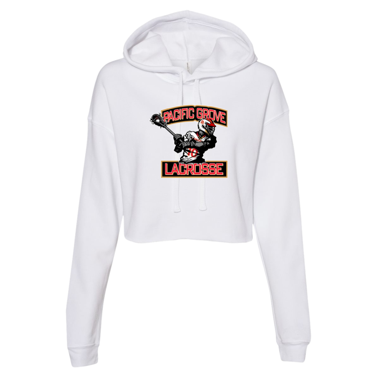 Women's PGHS Lacrosse Bella + Canvas Cropped Hoodie