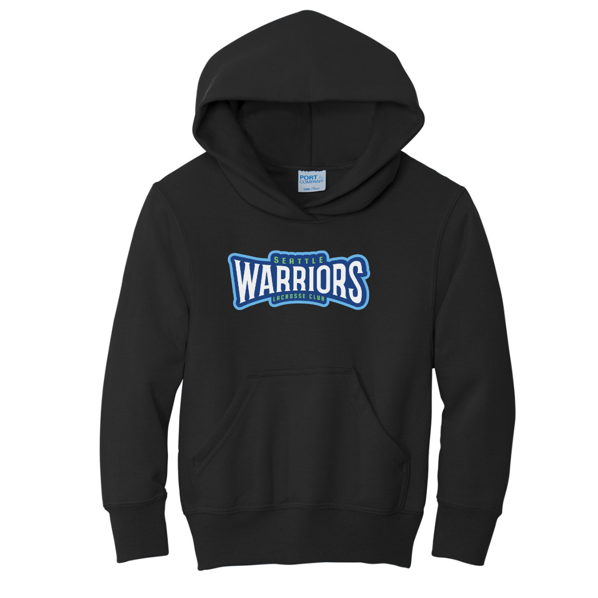 Youth Seattle Warriors Lacrosse Port & Company Fleece Hoodie