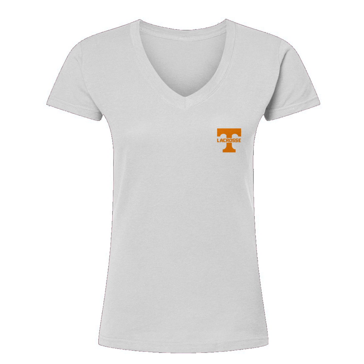 Women's Tennessee Lacrosse Tultex V-Neck T-Shirt
