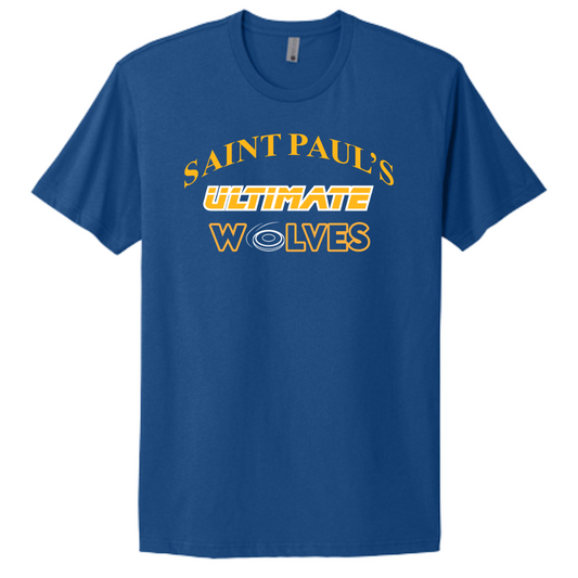 Adult St. Paul’s Ultimate Frisbee Next Level Cotton T-Shirt