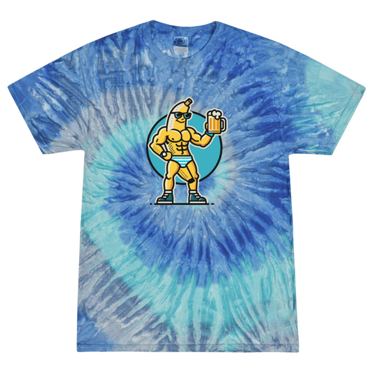Adult Banana Hammocks Tie-Dye Blue Jerry Tee