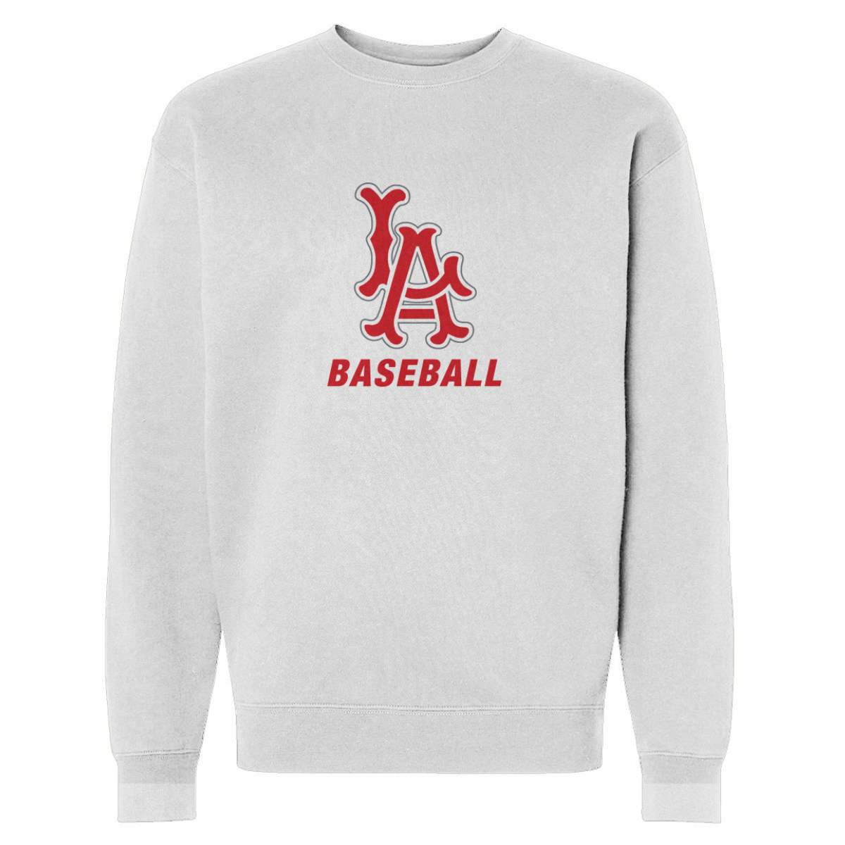 Adult LA Baseball Heavyweight Crewneck Sweatshirt