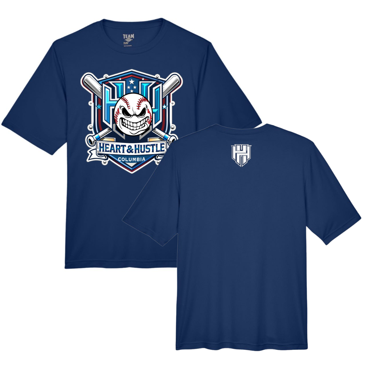 Adult Heart and Hustle Team 365 Zone Performance T-Shirt