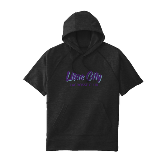 Adult Lilac City Lacrosse Tri-Blend Fleece S/S Hooded Pullover